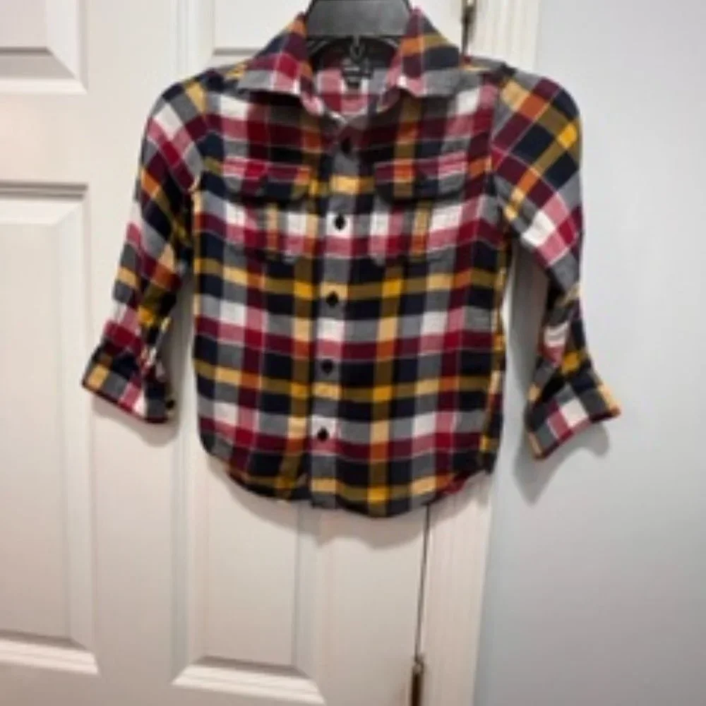 Gap baby 5T plaid flannel shirt